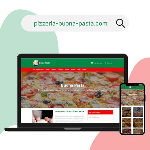 création de site internet pizzeria e-commerce pas de calais