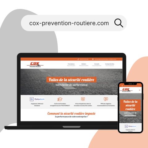 Exemple site internet formation professionnelle - Agence web Digidream