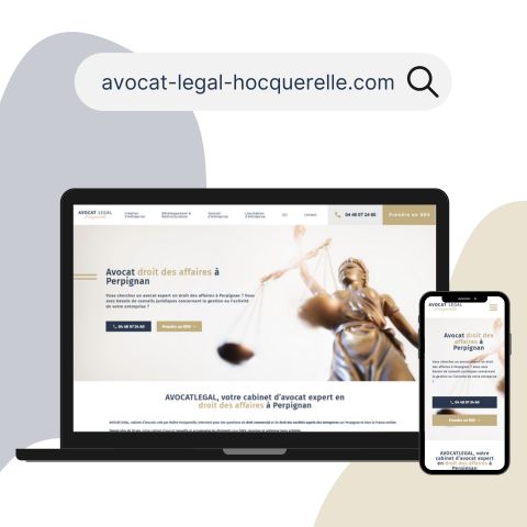 photo site internet avocat - agence web Digidream