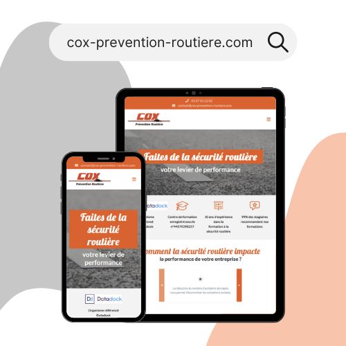 Visuel site internet pour formateur - Digidream 